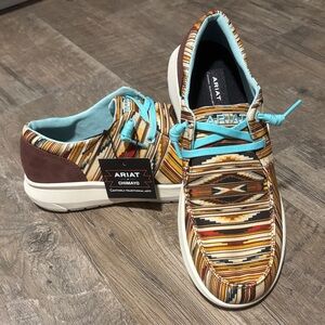 Ariat Hilo Chimayo Santa Fe Mustard, FLX Foam sole, cushion insole,textile upper